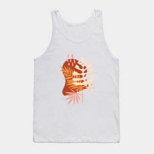 Tropical Leaves - Boho Tank Top